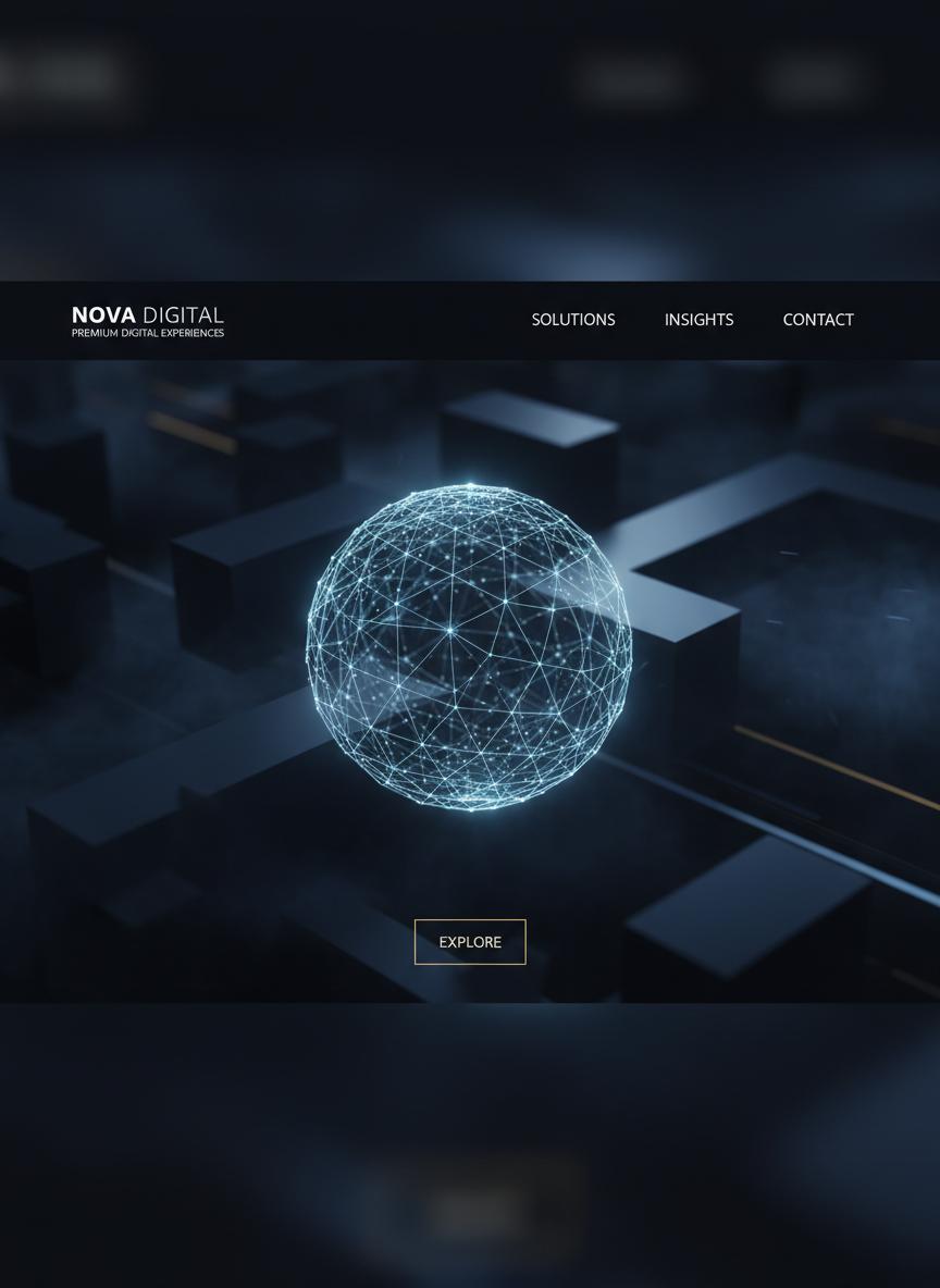NOIR ATLAS website design project